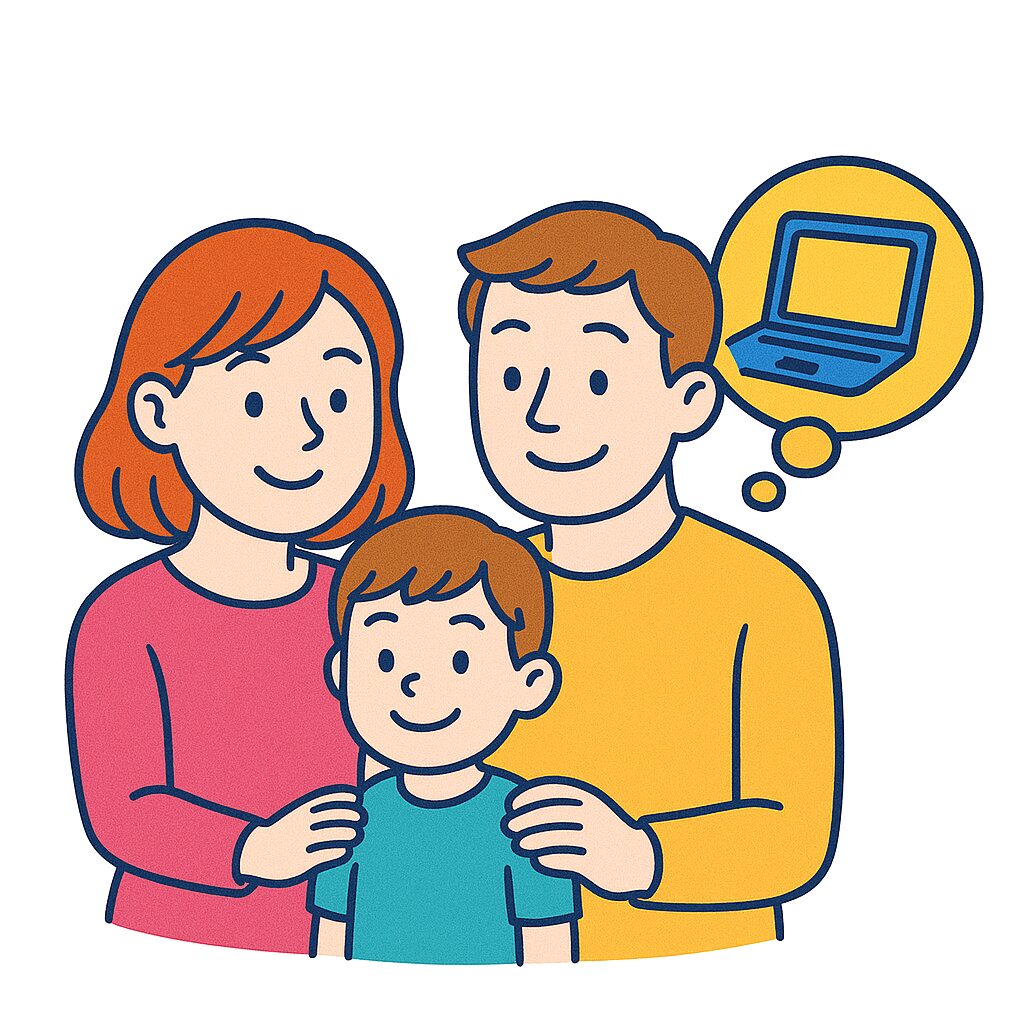 家族の理解を得られやすいイメージ